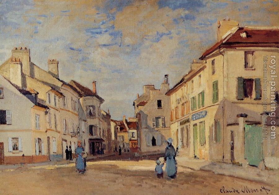 Claude Oscar Monet : The Old Rue de la Chaussee, Argenteuil
